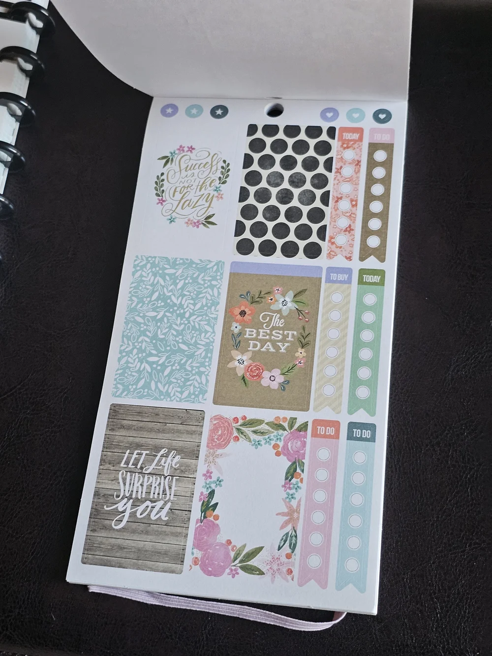Happy Notes Spiral Notebook & Sticker Pack